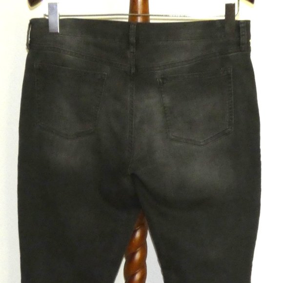 Old Navy The Diva faded black stretch denim tapered leg jeans - Picture 5 of 6